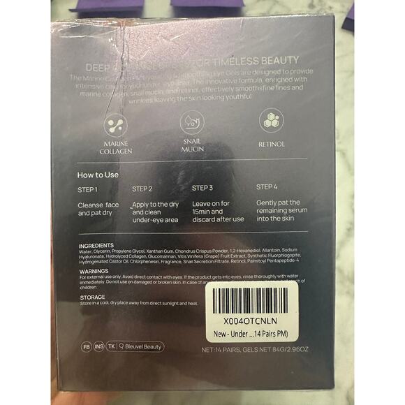 Bleuvel Marine Collagen PM Hydrating & Smoothing Eye Gels - Picture 2 of 3